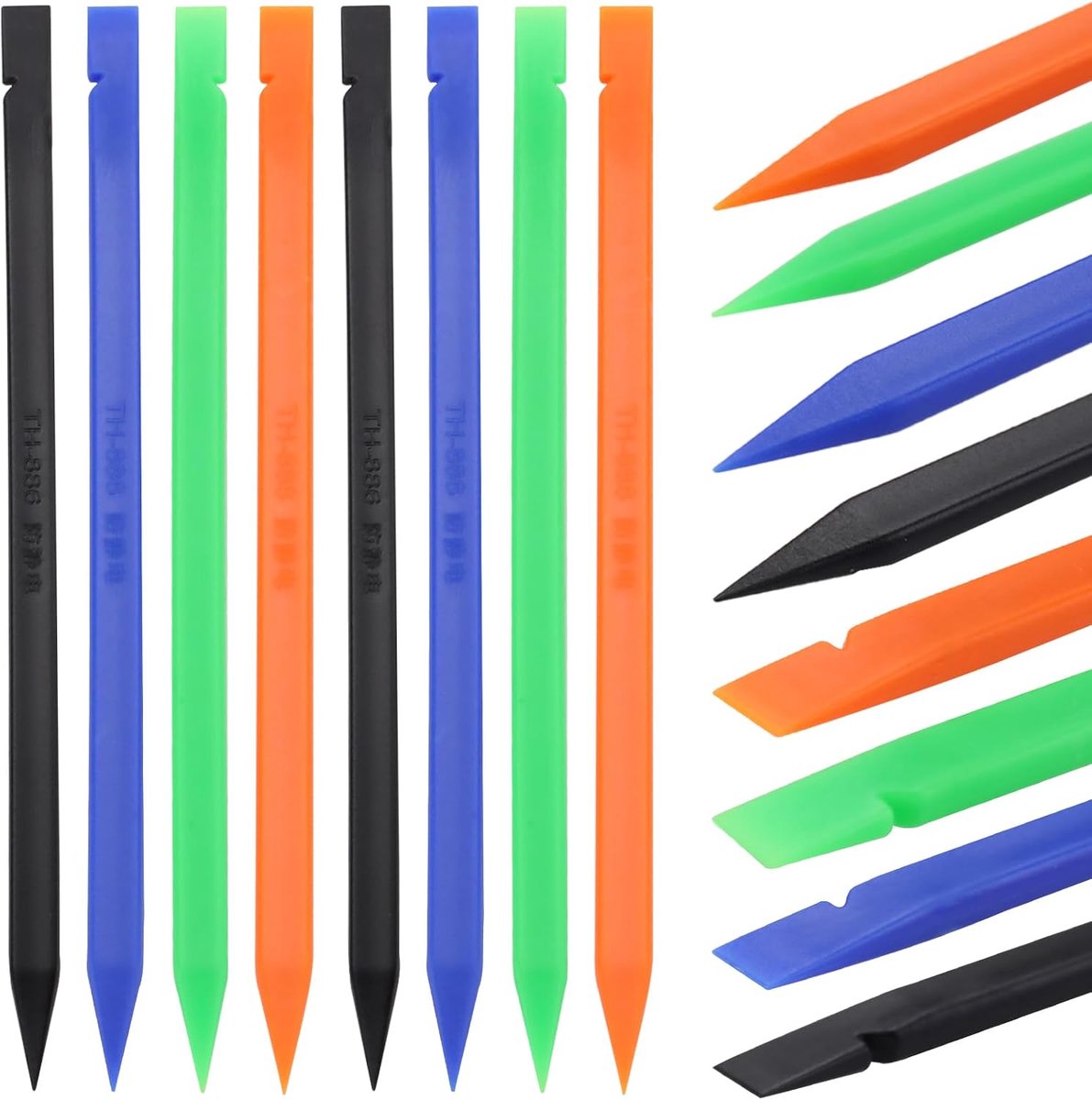 Mobiel reparatieset 60-delig - plastic lifthulpmiddelen - gemengde kleuren - ideaal voor het openen van apparaten - ShopVlot