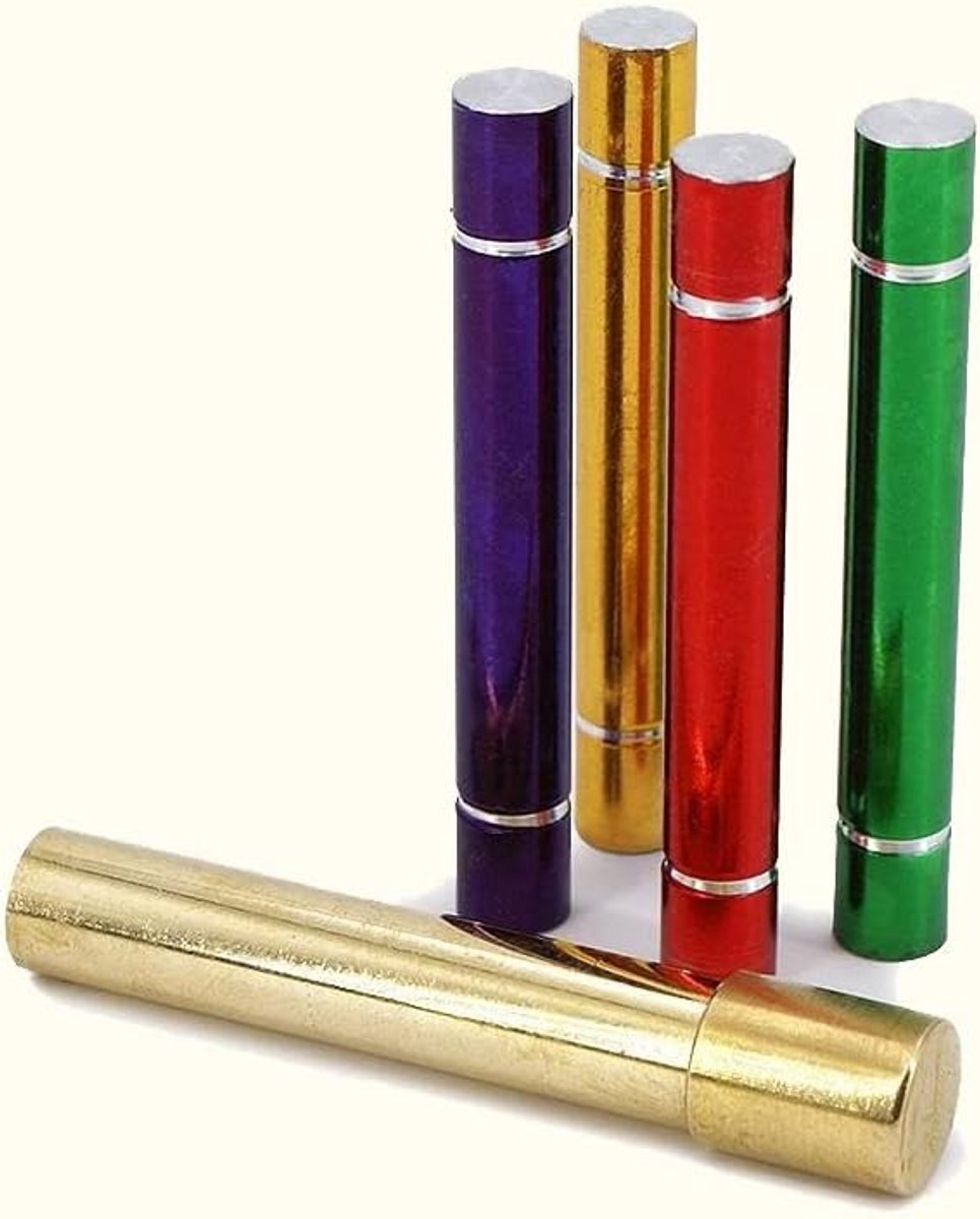 Telepatik waarzegger met metalen buis 6 cm - inclusief rode opbergtas - voor indrukwekkende waarzegervaring - ShopVlot