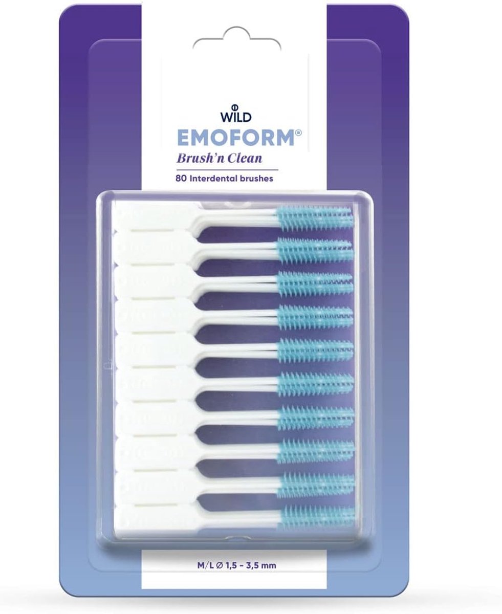 Interdentale borstels M/L 1.5-3.5 mm - zonder metaal en latex - met natriumfluoride - effectief reinigen - ShopVlot