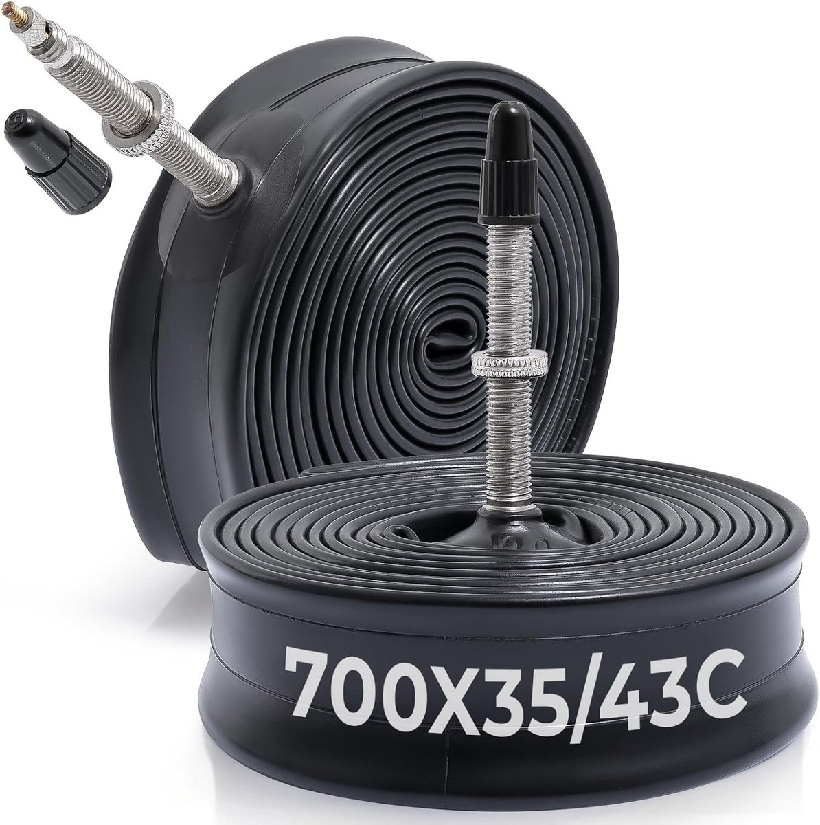 Fietskamers 700x35C/38C/40C/43C - FV48mm presta ventiel - Butyl rubber - Geschikt voor mountainbikes - ShopVlot