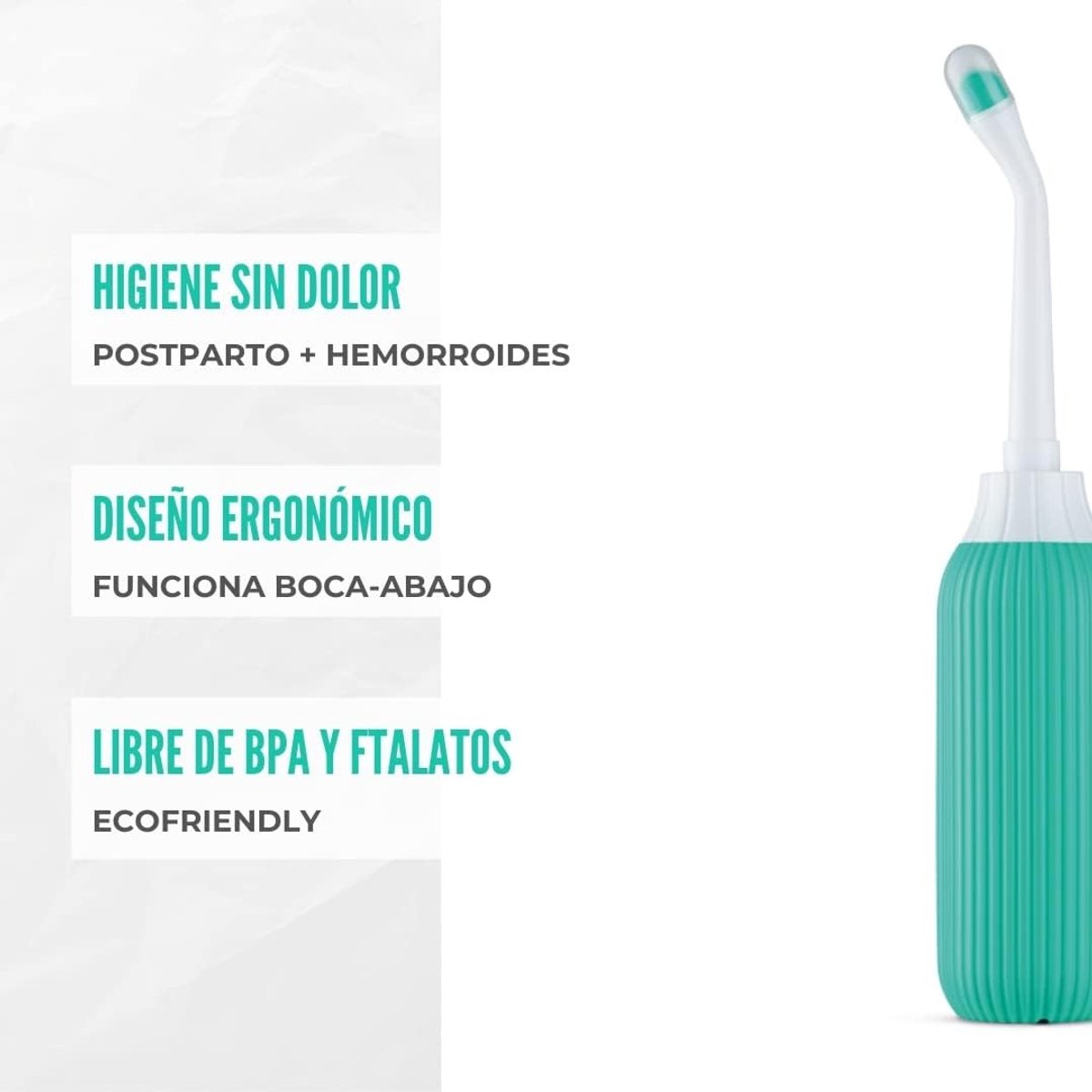 Portable bidet 450ml - ergonomisch ontwerp - bevorderlijke hygiëne - ideaal voor postpartum herstel - ShopVlot