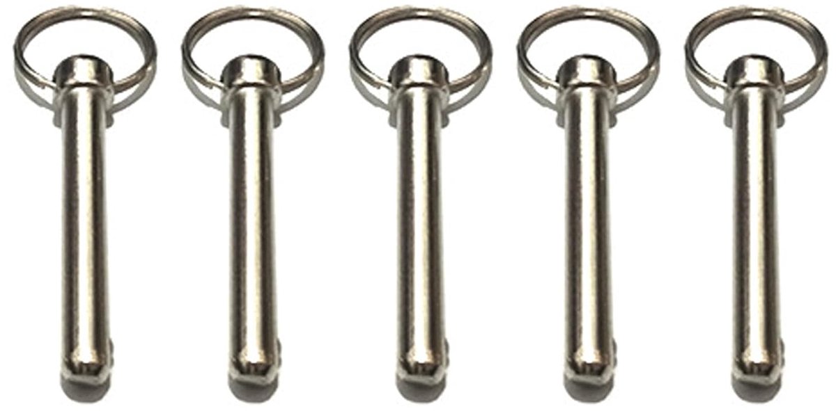 Ball Lock Bolts 8 x 65 mm - Rvs Mortise Bolts met Ring - Duurzaam en Betrouwbaar - Geschikt voor Meubelverankering - ShopVlot