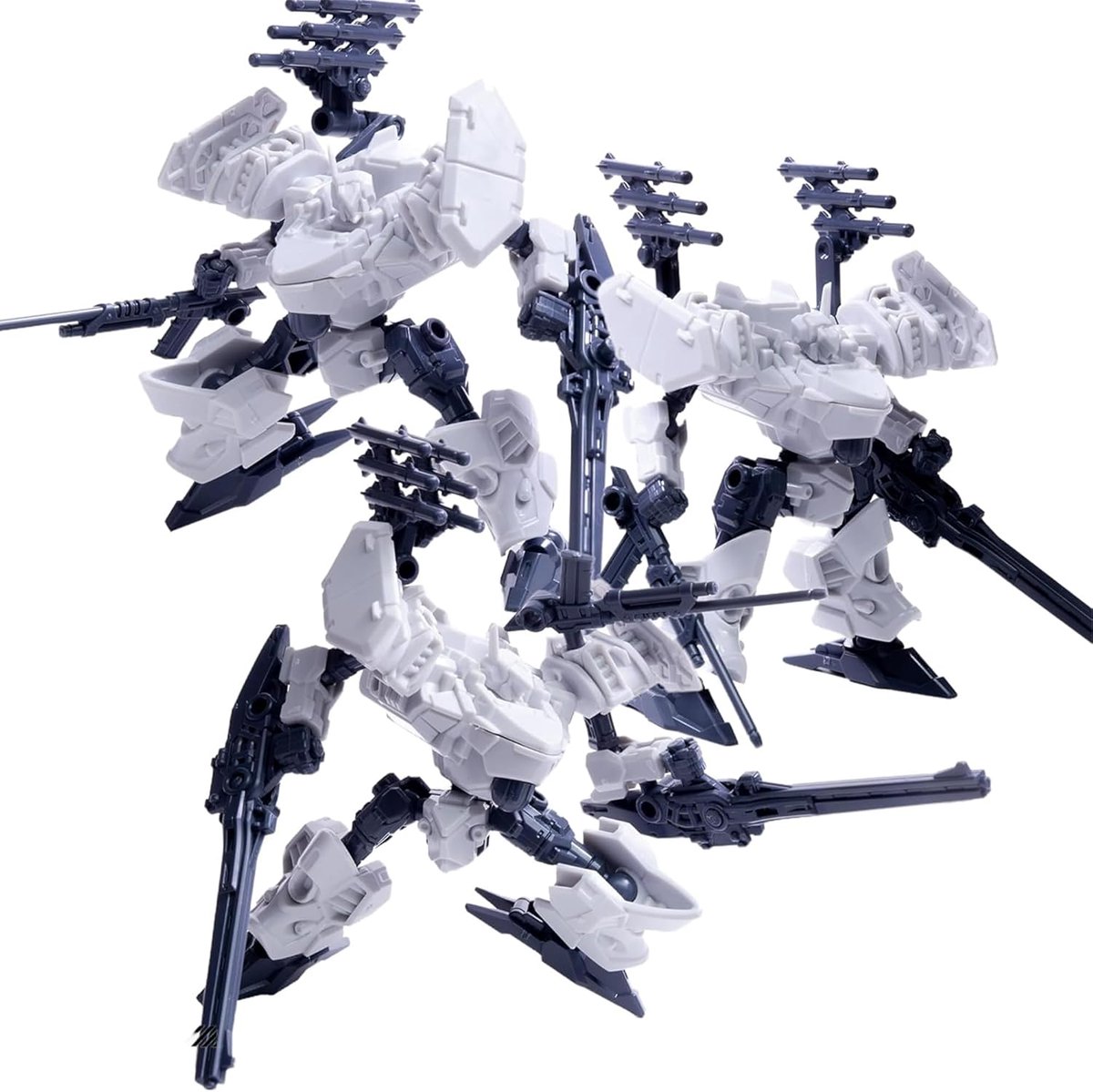 Model kit 1/60 - Argent Sword Troep Ventus Vector Wit - 3 stukken - Movable Joints voor authentieke ervaring - ShopVlot
