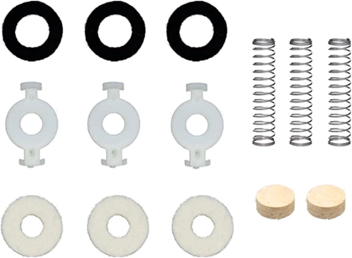 Trumpet repair kit - inclusief ventielen en vulringen - multifunctioneel - snelle reparaties - ShopVlot