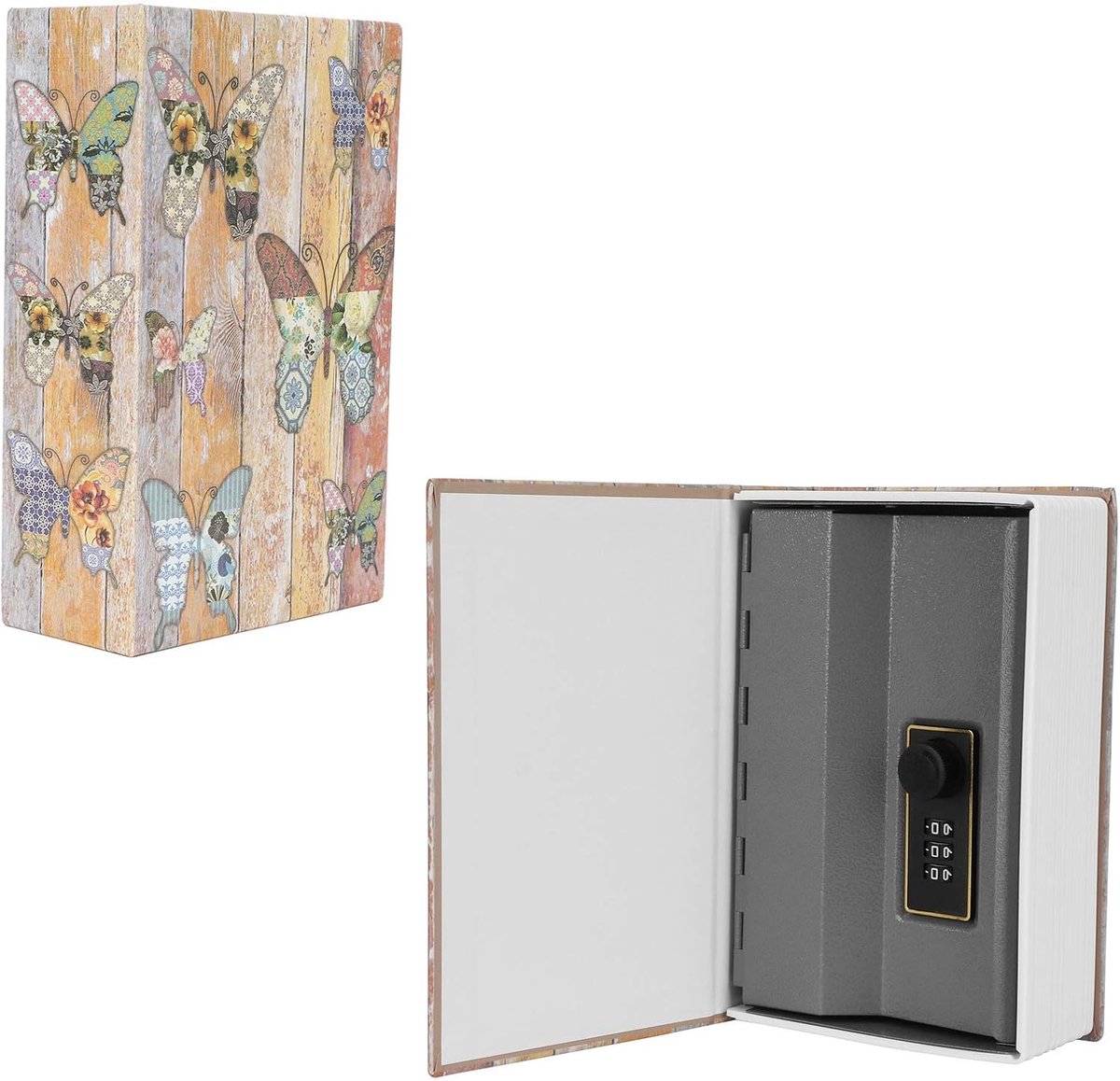 Boekkluis met cijferslot 18,2x11,8x5,7cm - Creatief simulatieboek - Voor geld, sieraden en documenten - SnelShoppen