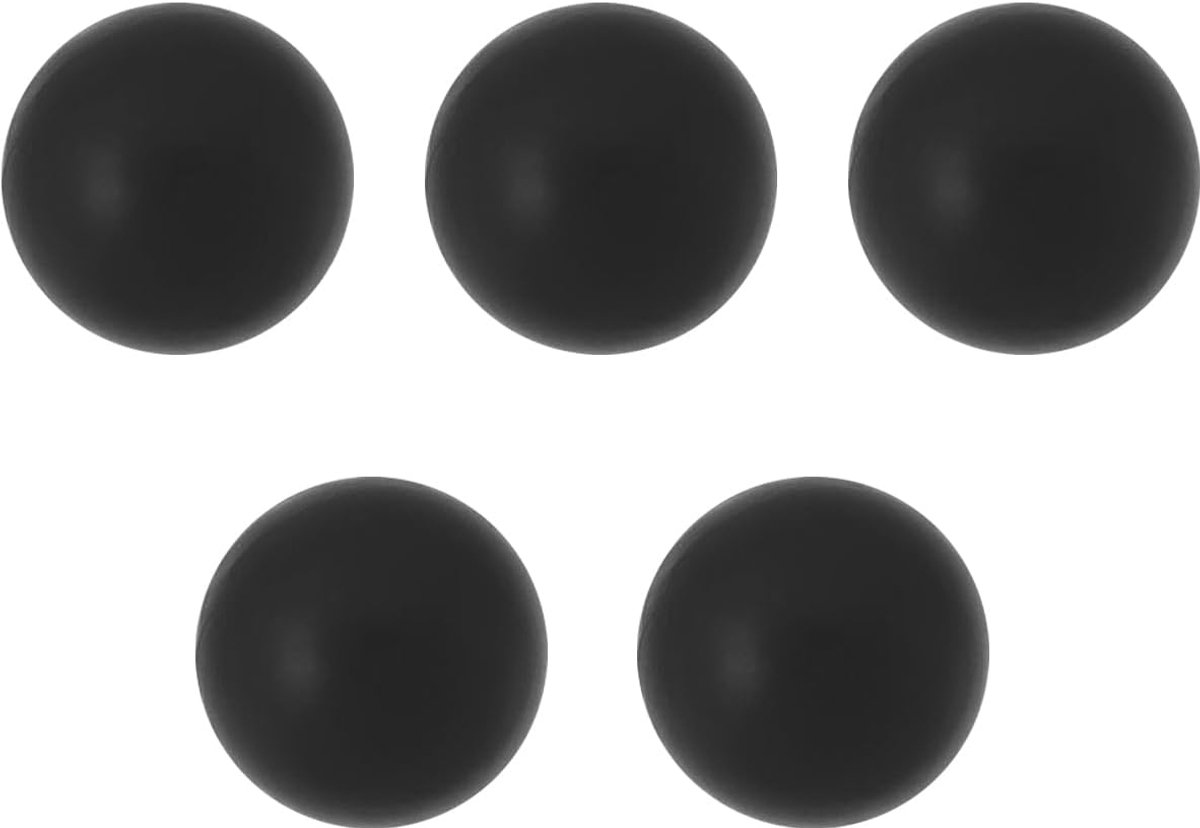 Store 5 stuks massief rubberen bal 6 mm zwarte ronde massief rubberen bal drukontgrendeling rubberen ballen afdichtende rubberen bal voor thuis en industrieel gebruik
