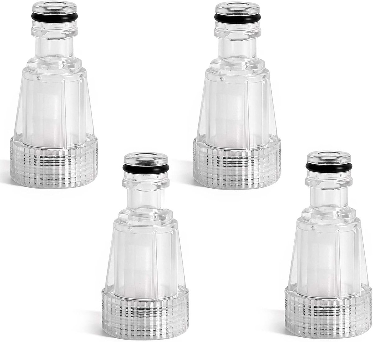Filters 3/4 inch voor hogedrukreiniger, waterfilteraansluiting 25 mm - 180 micron tuinslangfilter met pc-behuizing voor tuinpomp, camper en tuin