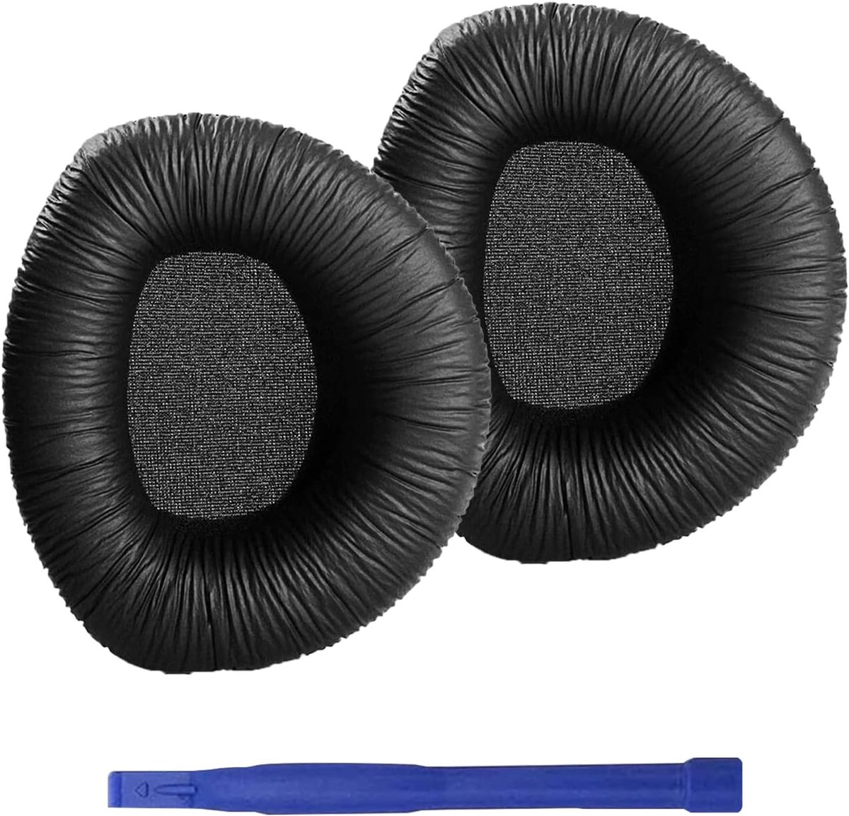 Oorkussens compatibel met RS160 RS170 RS180 HDR160 HDR170 HDR180 hoofdtelefoon, oorkussens van zacht, kreukt leer en traagschuim (plooien leer)