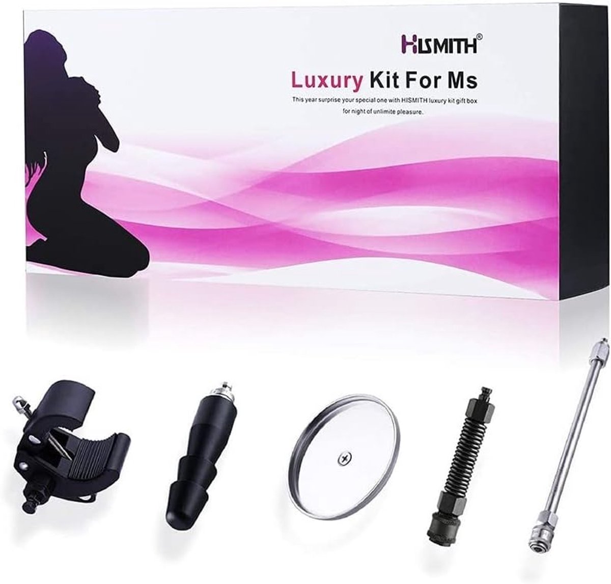 Hismith - Luxe Accessoires Kit voor Haar - Premium KlicLok Connector - Discreet verpakt - SnelShoppen