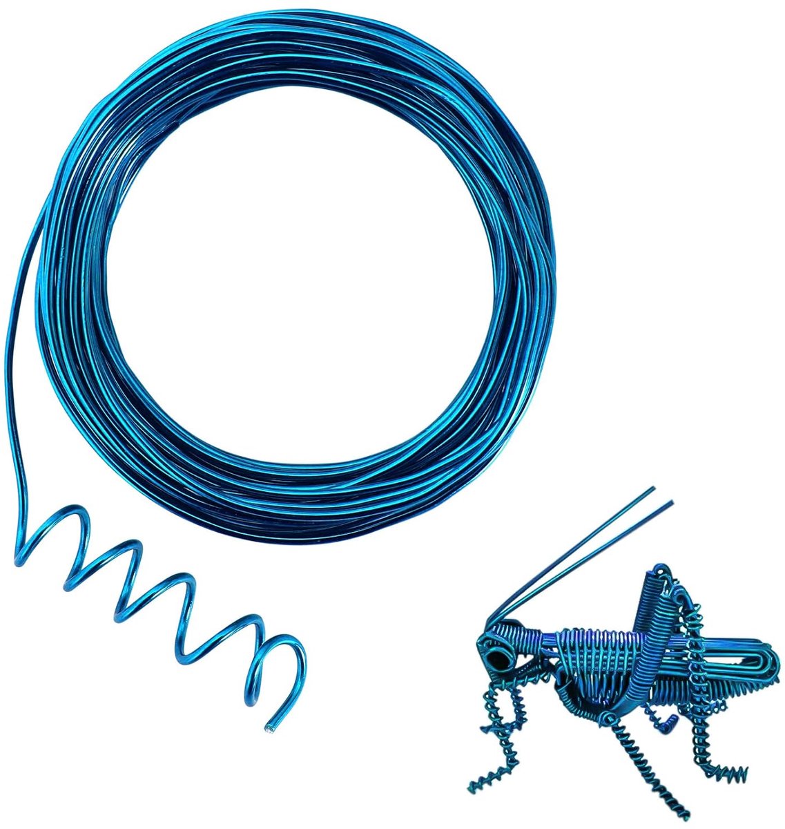 Draad, 16 gauge 1,5 mm dik beeldhouwdraad, armatuurdraad voor beeldhouwwerk, flexibele metaaldraad voor het maken van poppen, skelet, doe-het-zelf handwerk