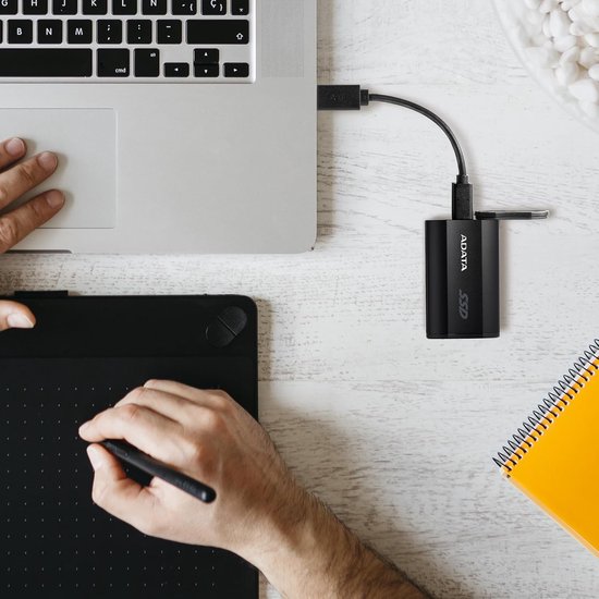 Externe SSD - Draagbare Opslag - Snelle Data Transfer - USB 3.2 Gen 2x2 - 500 GB - Zwart — afbeelding 2