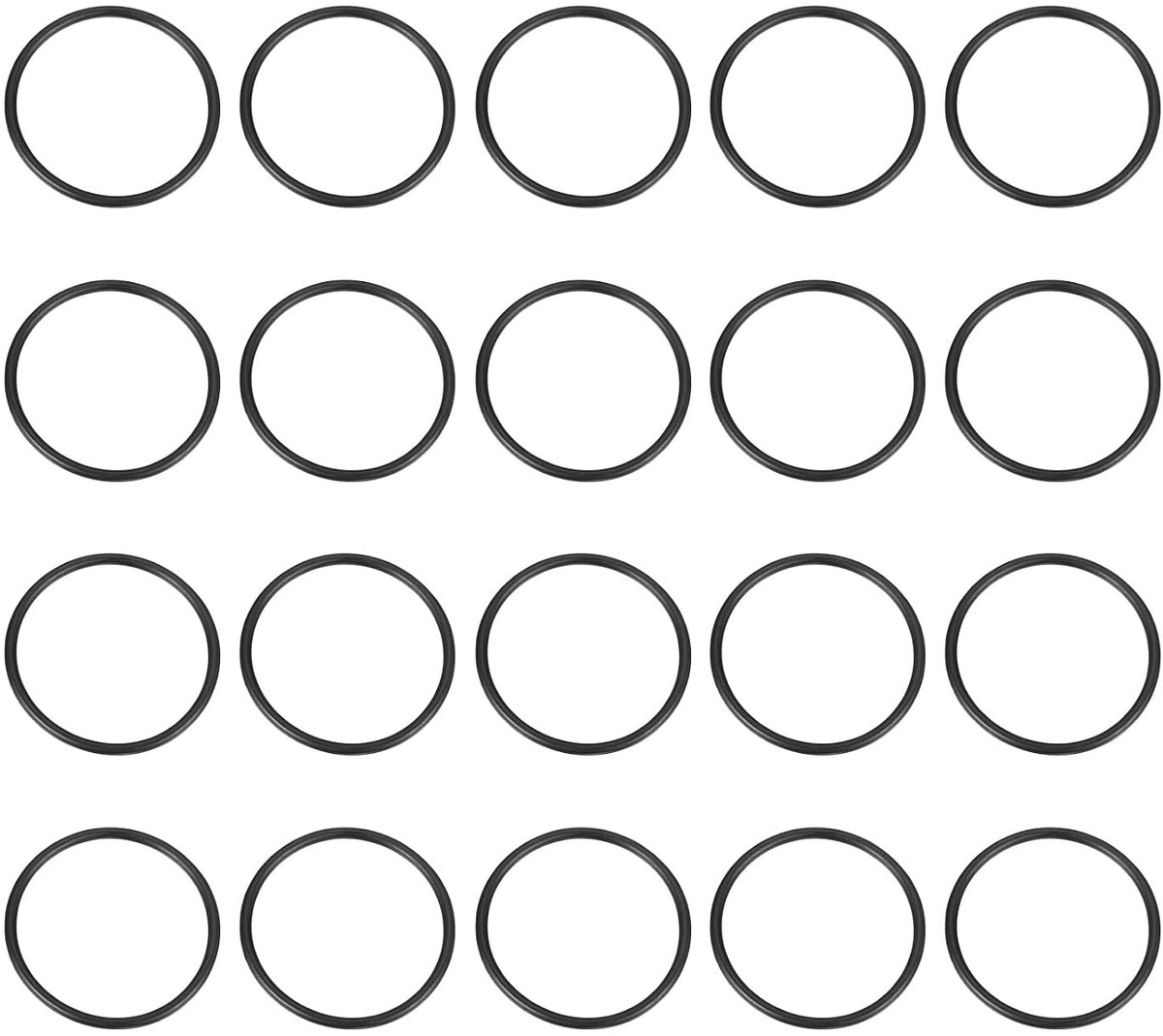 20stks Nitril Rubber O-Ring 36mm OD 32mm ID 2mm Metrische Breedte Buna-N NBR Afdichting Sanitair Reparatie O-Rings Voor Auto Voertuig Reparatie
