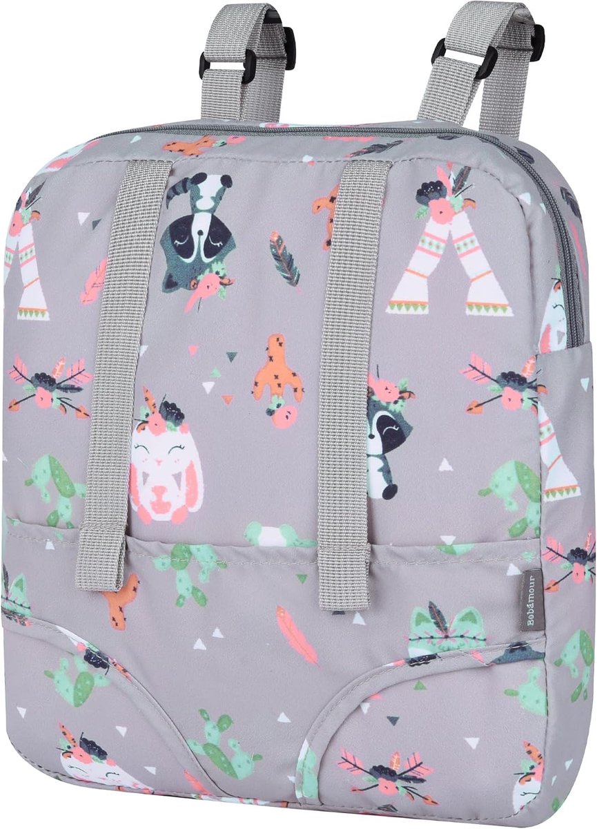 Poppendraagrugzak, 100% katoen, kinderrugzak voor poppenaccessoires opbergtas