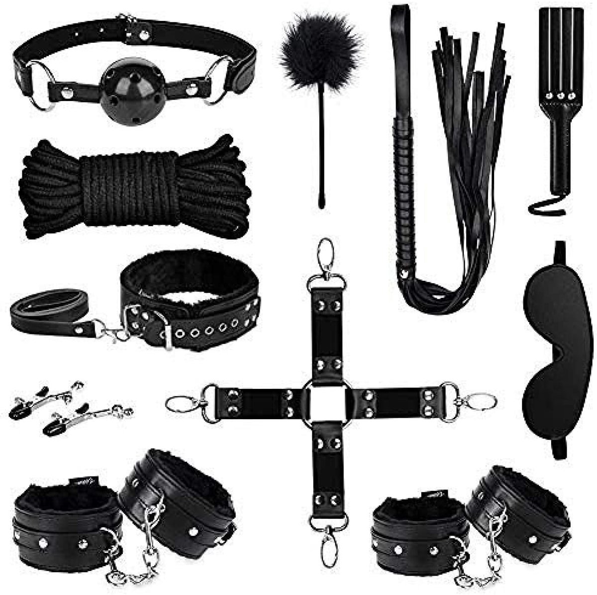 bondage set - compleet - veelzijdig - ontdek nieuwe ervaringen - SnelShoppen