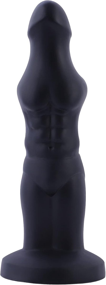 Dildo 17 cm - Premium silicone - Unieke design - Sterke zuignap - SnelShoppen