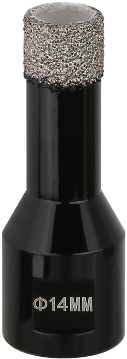 Diamantkernboor 14mm - M14 draadconnector - vacuüm gelast - snel en efficiënt boren - ShopVlot