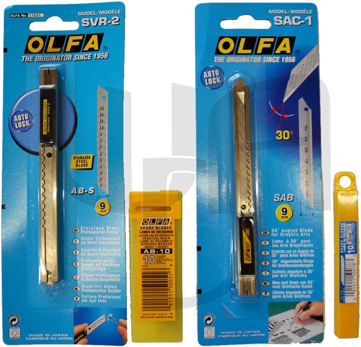 Cutter Set Professioneel 30+45 Graden - Inclusief 20 Extra Blades - Voor Precisiewerk - ShopVlot