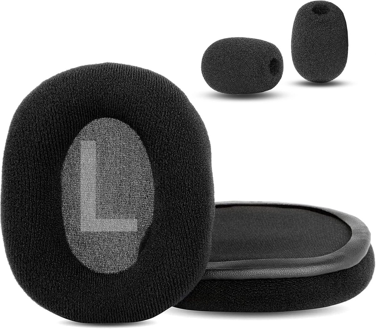 Vervangende Oorkussens voor Gaming Headsets - Zacht Stof & Hoge Dichtheid Schuim - Voor Comfortabel Gebruik - ShopVlot