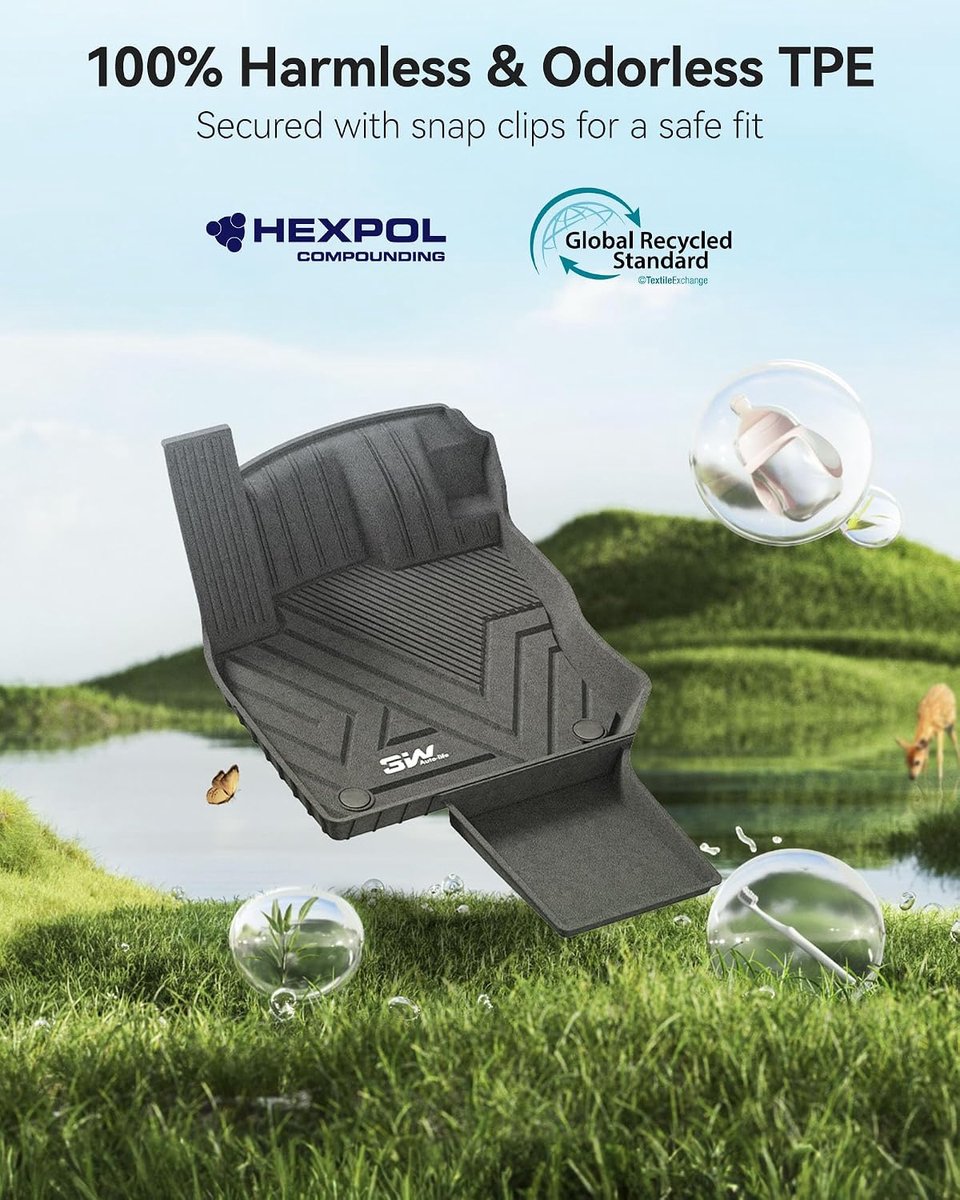 Vloermatten set 4 - Perfecte pasvorm - Thorex materiaal - Waterdicht en antislip - ShopVlot