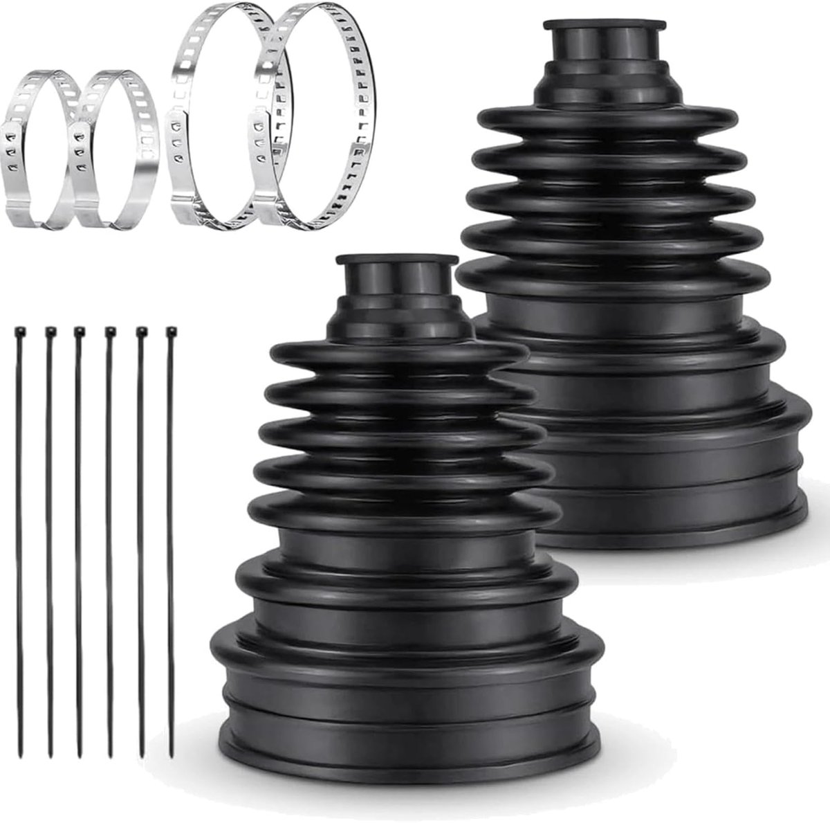 CV hulzen reparatieset 19-24 mm - siliconen - scheurvast - duurzame bescherming - ShopVlot