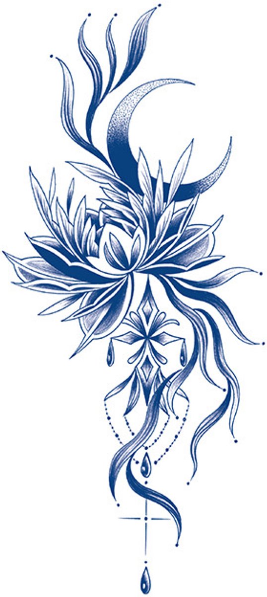 Tijdelijke tattoo Mystic Bloom 2 weken