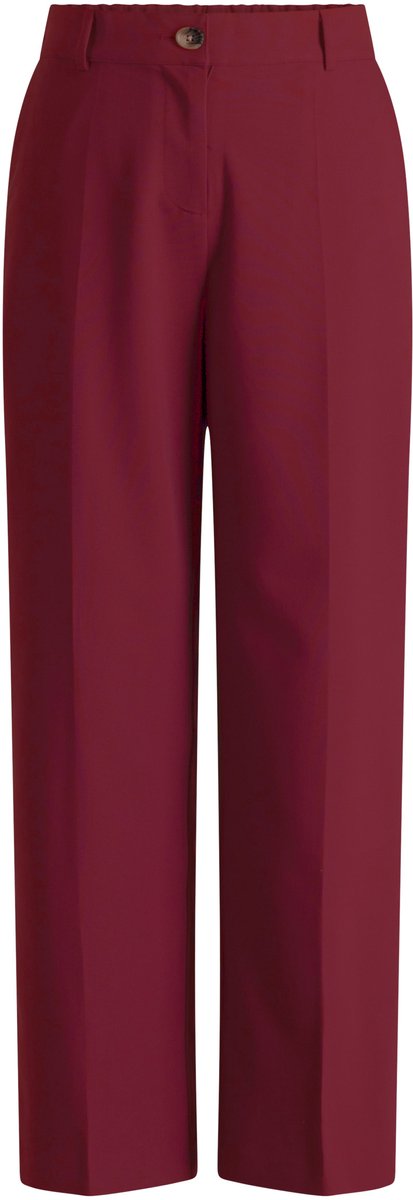 BASE LEVEL Yuna Pants - Wine Red - maat W48 / L30
