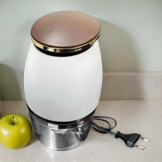 Keukenmachine - Vleesmolen Slicer - Groenten Snijden - Viersnijder Ontwerp - 700 ml - Wit — afbeelding 5