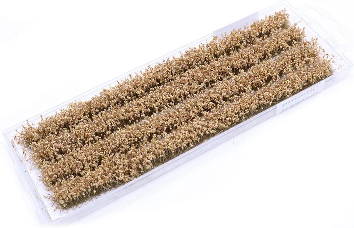 Model rijstveld - goudkleurig graanveld - kunstgras miniatuur - versterkt landschapseffect - SnelShoppen
