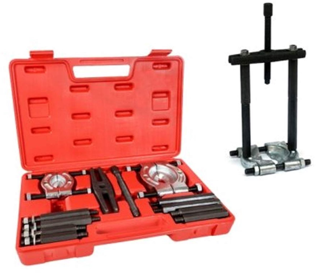 Lagerafscheider set 12-delig - voor lagers 50-75 mm - inclusief montageset - ideaal voor precisiewerk - SnelShoppen
