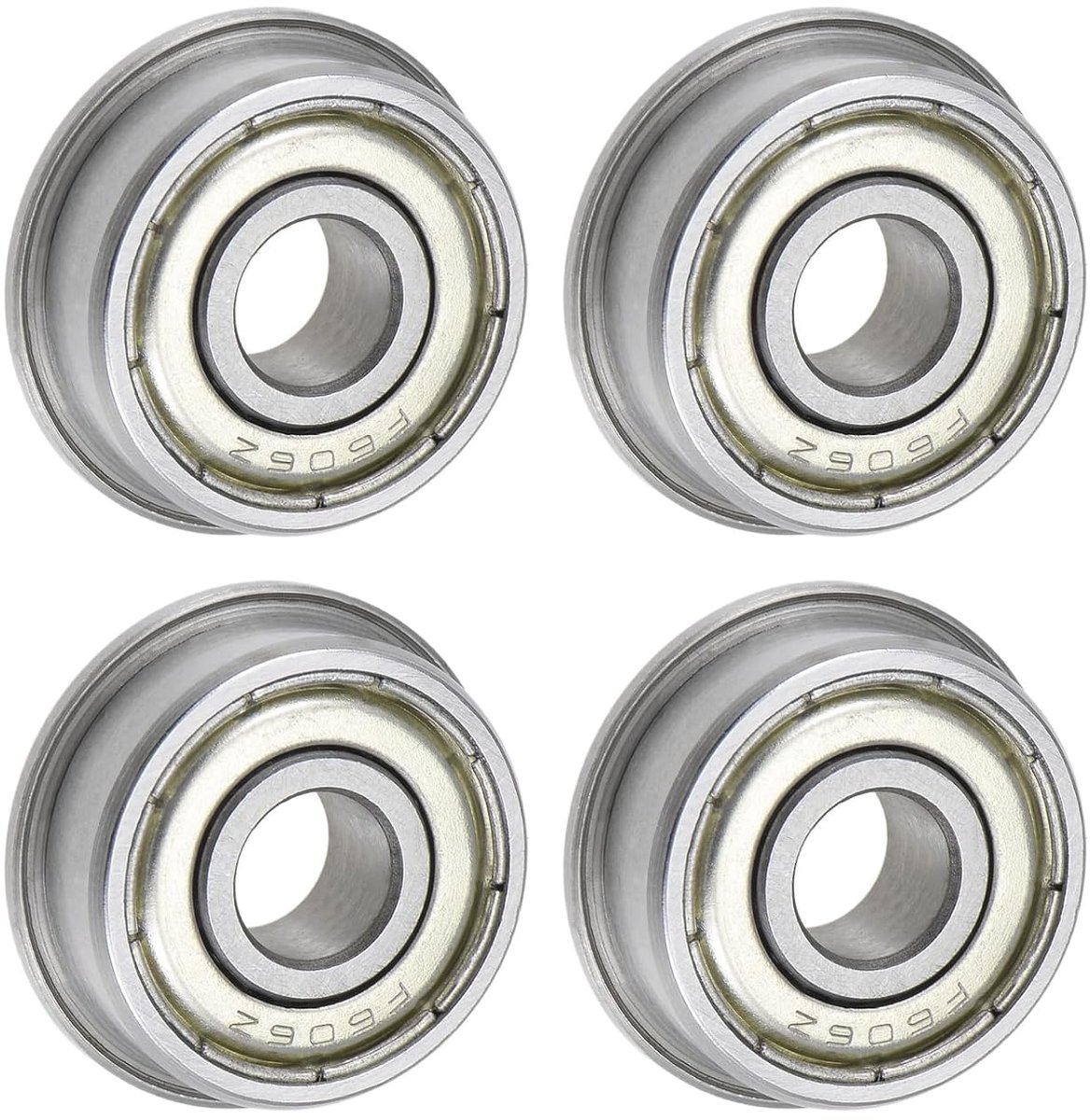 Lagers, 6 x 17 x 6 mm, groefkogellagers, dubbel afgeschermd, chroomstaal, flenslagers voor doe-het-zelf, gereedschapsmachines, 3D-printers