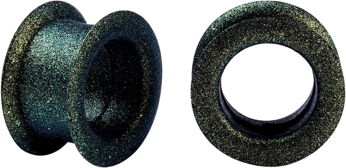 Siliconen oortunnel, extra zachte plug, piercing sieraden, 2 stuks, 3 - 25 mm