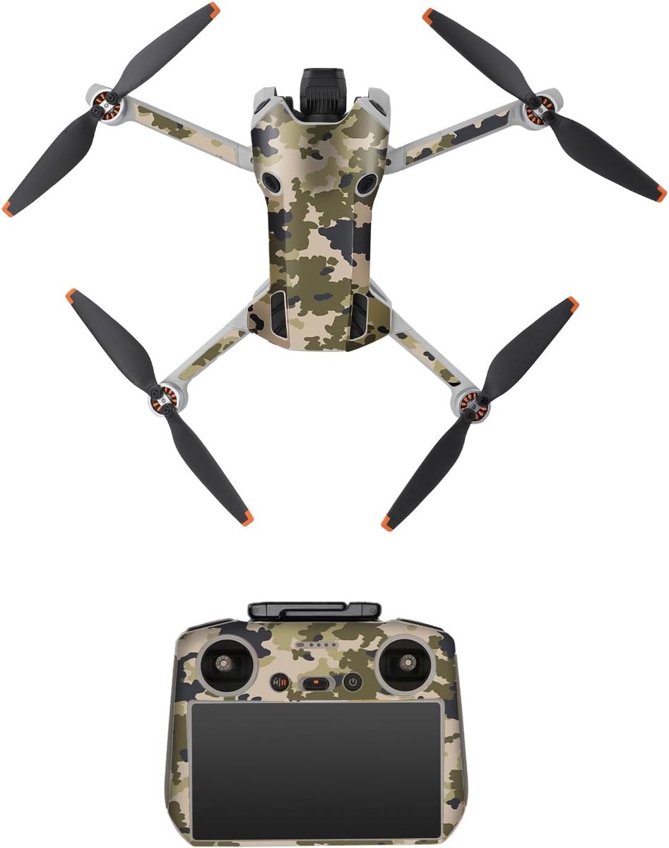 Mini 4 Pro stickerset, krasbestendig, voor DJI Mini 4 Pro drone, zelfklevende beschermfolie voor DJI RC 2 (A)