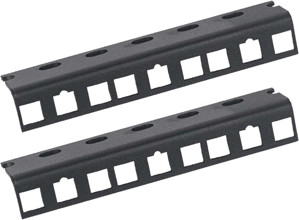 66803-02 Rackrail voor serverkasten | Pack van 2 | 10 Inch | 3U | Zwart