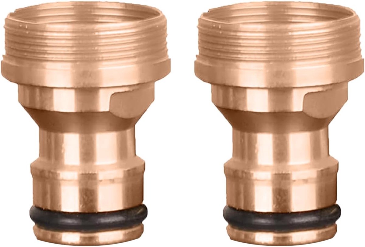 2 stuks slangaansluiting kraanopzetstuk, Gardena kraanadapter tuinslang, slang voor waterkraan, Gardena kraanconnector voor binnenkranen
