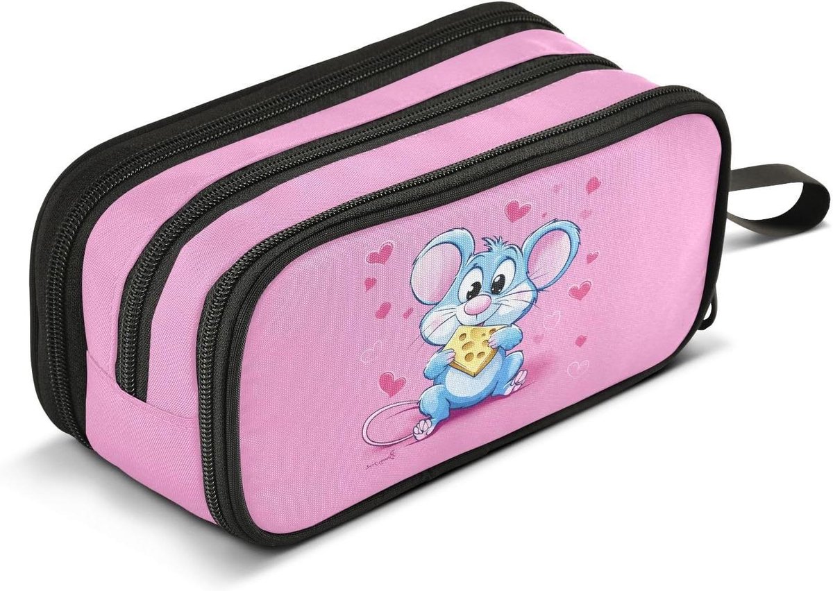 Potlood Etui - Pennendoos Penhouder - Briefpapier Organiseren - Grote Capaciteit - 22.5 x 9 x 11 cm