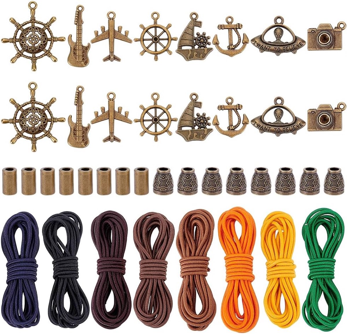 12 m elastische banden voor reisboeken met 12 hangers voor notitieboeken en dagboeken, elastisch, verstelbaar, accessoires voor reisdagboeken, om bij te vullen, bladwijzers te maken