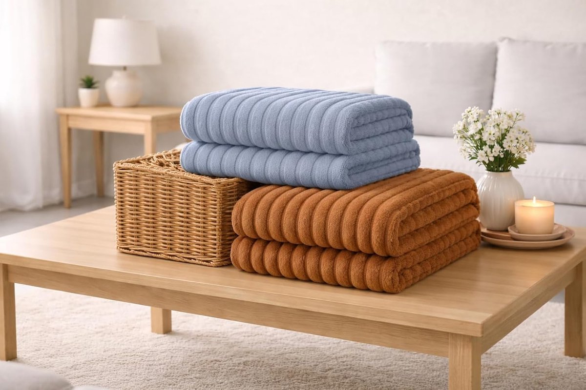 Fleece deken 150x200cm - Luxe, extra zacht & warm - Voor bank en bed - SnelShoppen