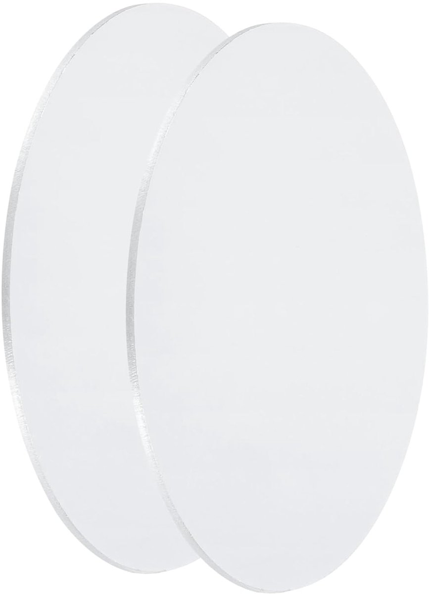 2 stuks aluminium schijven 150 mm diameter 0,12 inch (3 mm) dikke ronde aluminium platen 1060 aluminium cirkels voor metalen reliëf