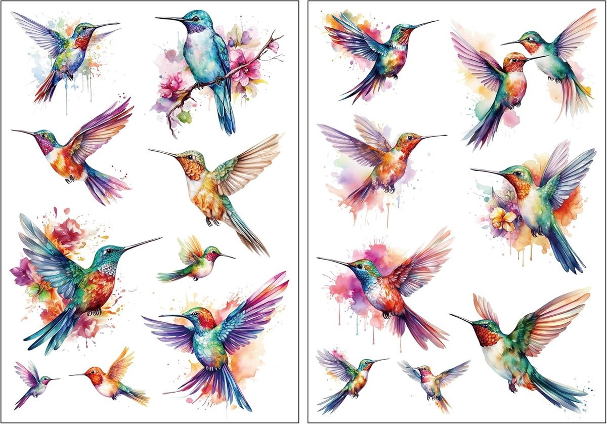 Tijdelijke tattoo stickers - waterdichte nep-tatoeages voor vrouwen en meisjes