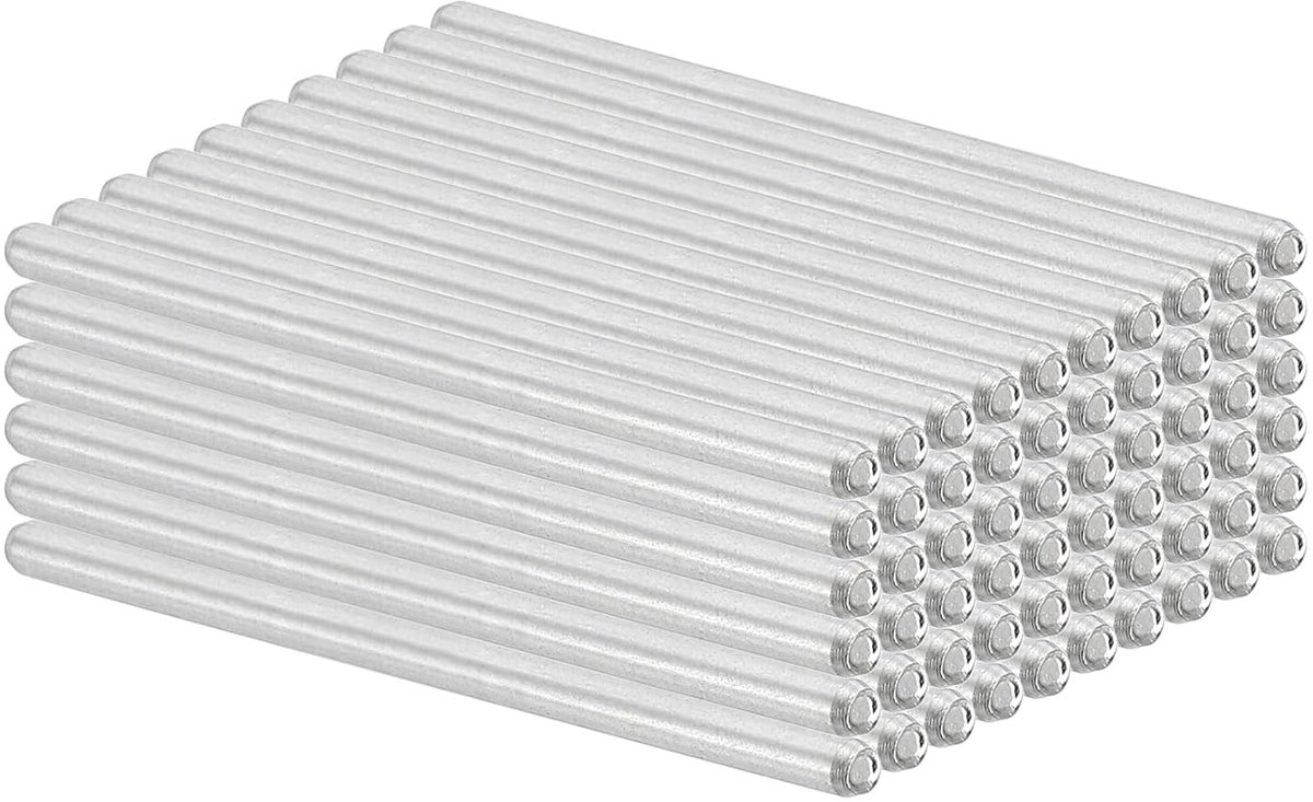 2 mm x 40 mm plugpen roestvrij staal 60 stuks 304 roestvrij staal pennen plankpennen steunstangen metalen bevestigingselementen voor planken, meubelbevestigingscomponenten zilver