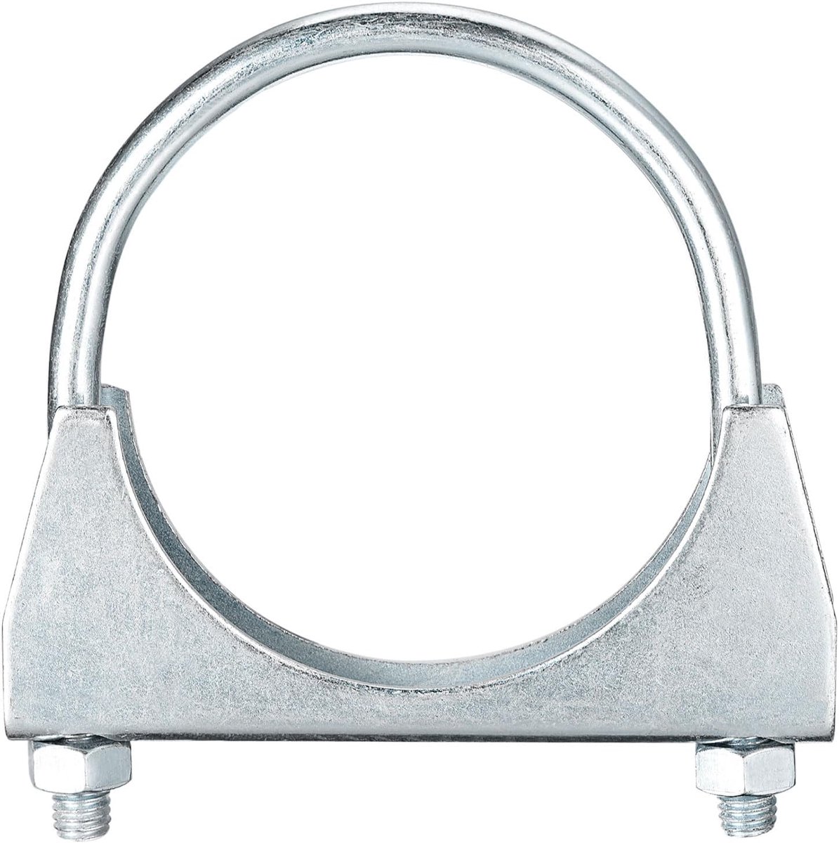 Geluidsdemper U-boutklemmen voor 80 mm diameter uitlaat achterpijp 1 stuk afvoerlucht U-klem zadel type U-bouten klemmen