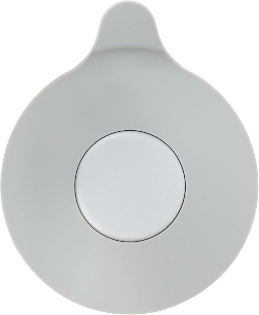 Badkuip, Douche & Keukengootsteen, Afneembare Afvoerplug Afdekking, Voorkomt het weglopen van water, 13 cm Diameter, voor Afvoergat tot 90 mm, Grijs, drain plug cover