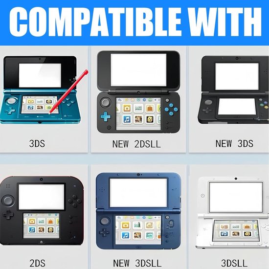 Pen voor 3DS XL, 8 stuks touch stylus pen vervanging compatibel 3ds pen, stylus pen voor NDS DS Lite DSL NDSL Pen Tip spelconsole stylus kunststof spelconsole accessoires — afbeelding 2