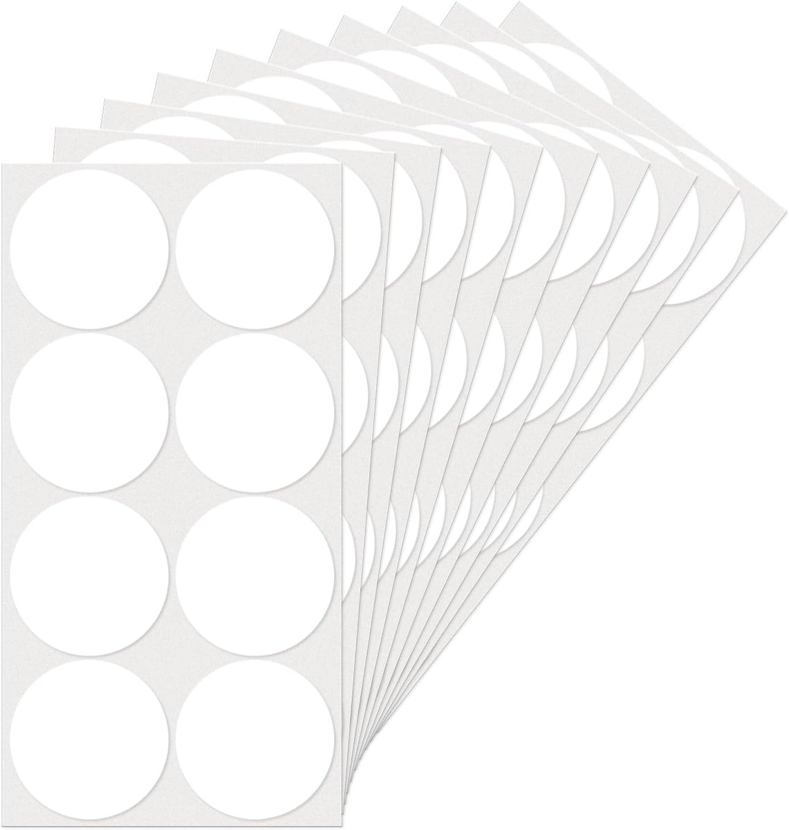 Ronde 50mm Dots Stickers - Zelfklevende markeerdots - Waterdicht en veelzijdig - Perfect voor kleurcodering - ShopVlot
