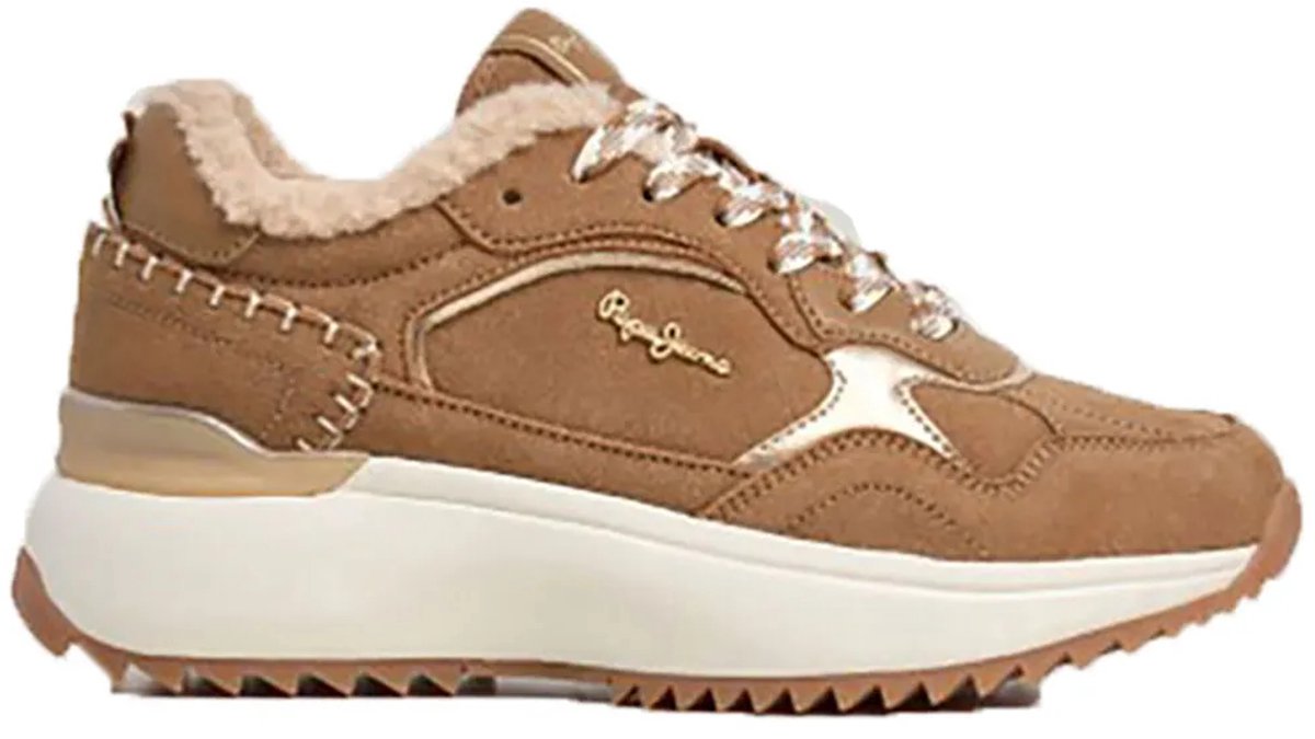 Pepe Jeans Kimi One Schoenen Bruin EU 37 Vrouw