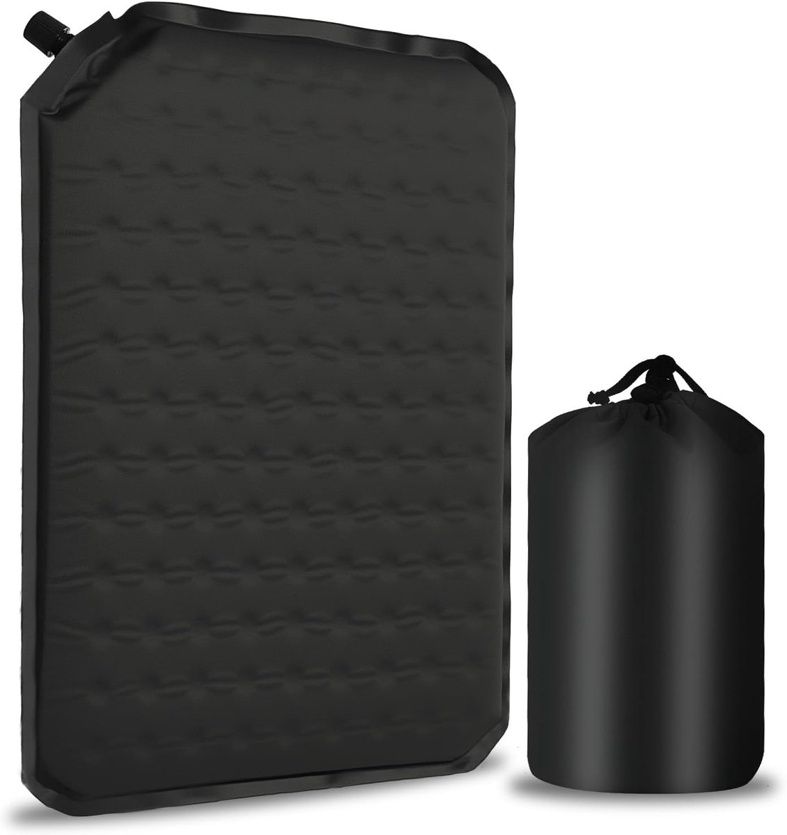 Opblaasbare reismat 40 x 30 cm - traagschuim - waterdicht - ideaal voor outdoor gebruik - ShopVlot