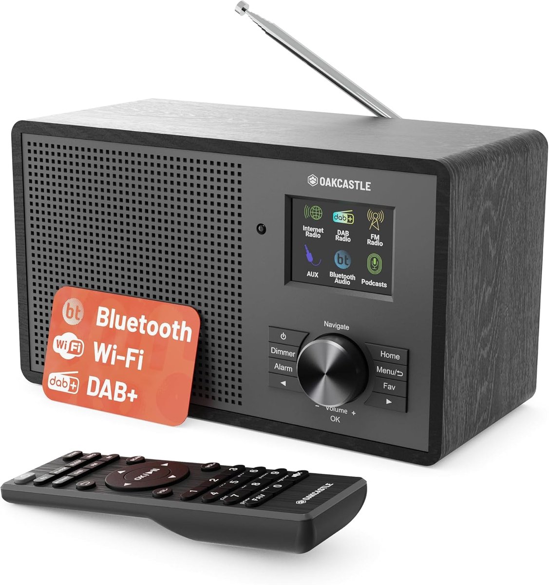 Internet radio DAB+ - compact model - Bluetooth functie - ideaal als keuken radio - ShopVlot
