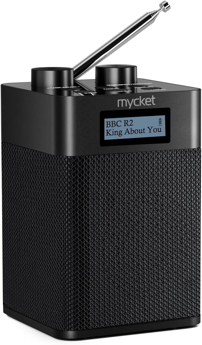 DAB/DAB+ Digitale FM Radio - Draagbaar en Oplaadbaar - Bluetooth en U Schijf Ondersteuning - ShopVlot