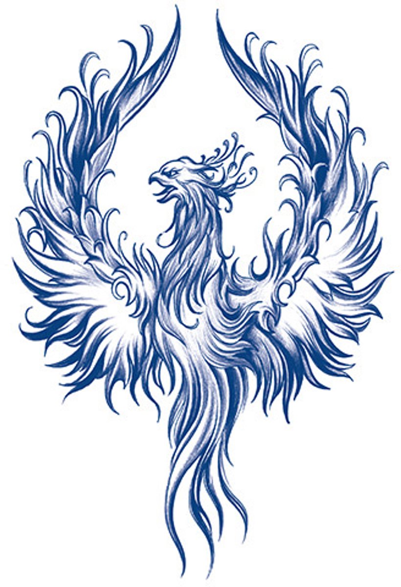 Tijdelijke tattoo Phoenix 2 weken