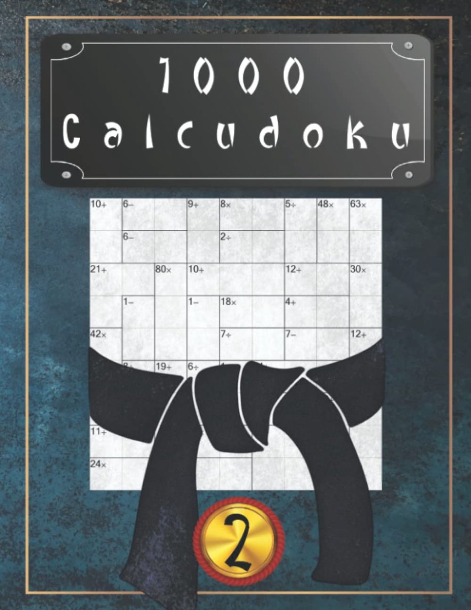 Calcudoku puzzels 1000 - zeer moeilijk - Japanse hersensport - ideaal voor uitdaging - ShopVlot